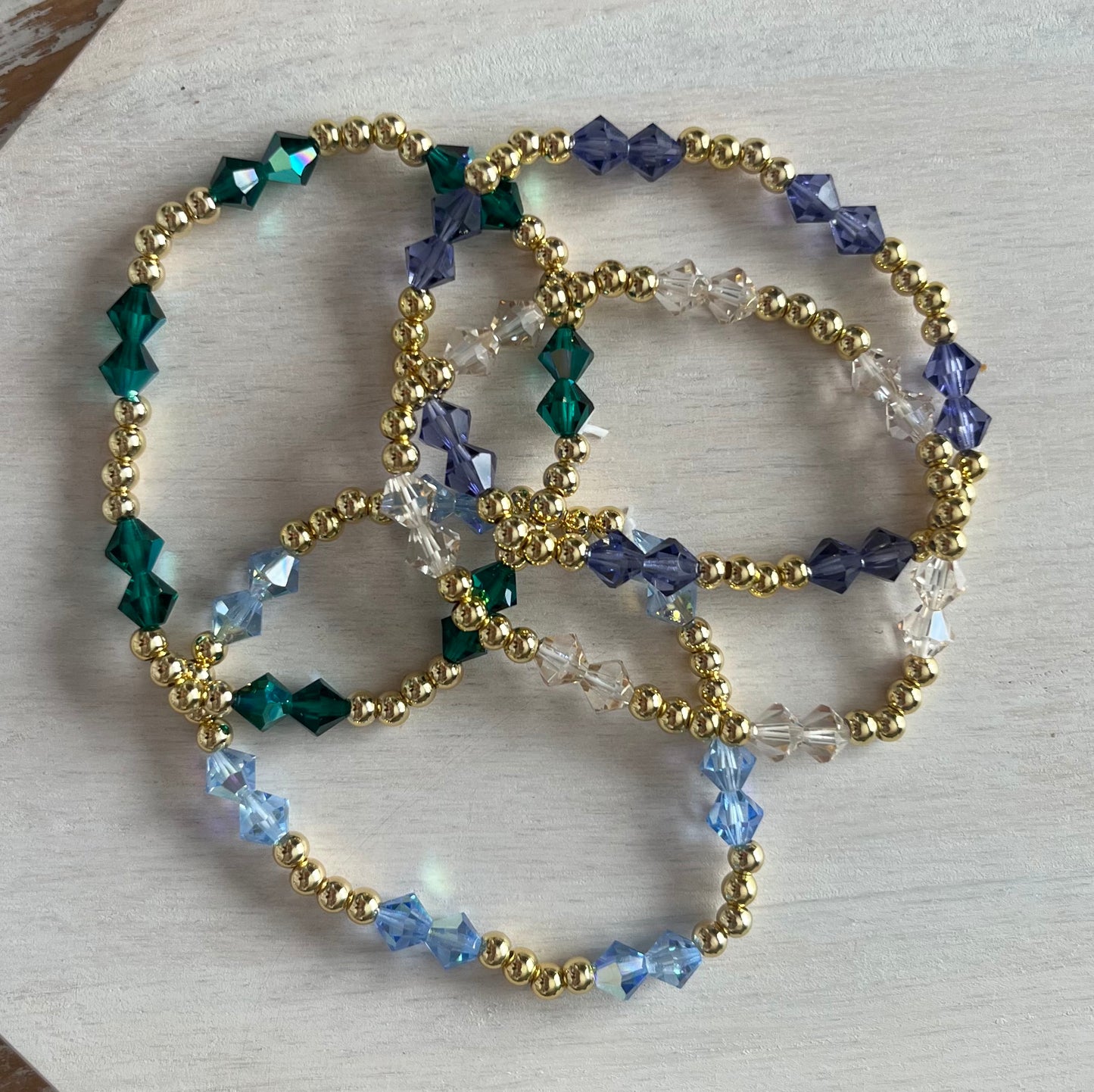 Birthstone Beaded Bracelet