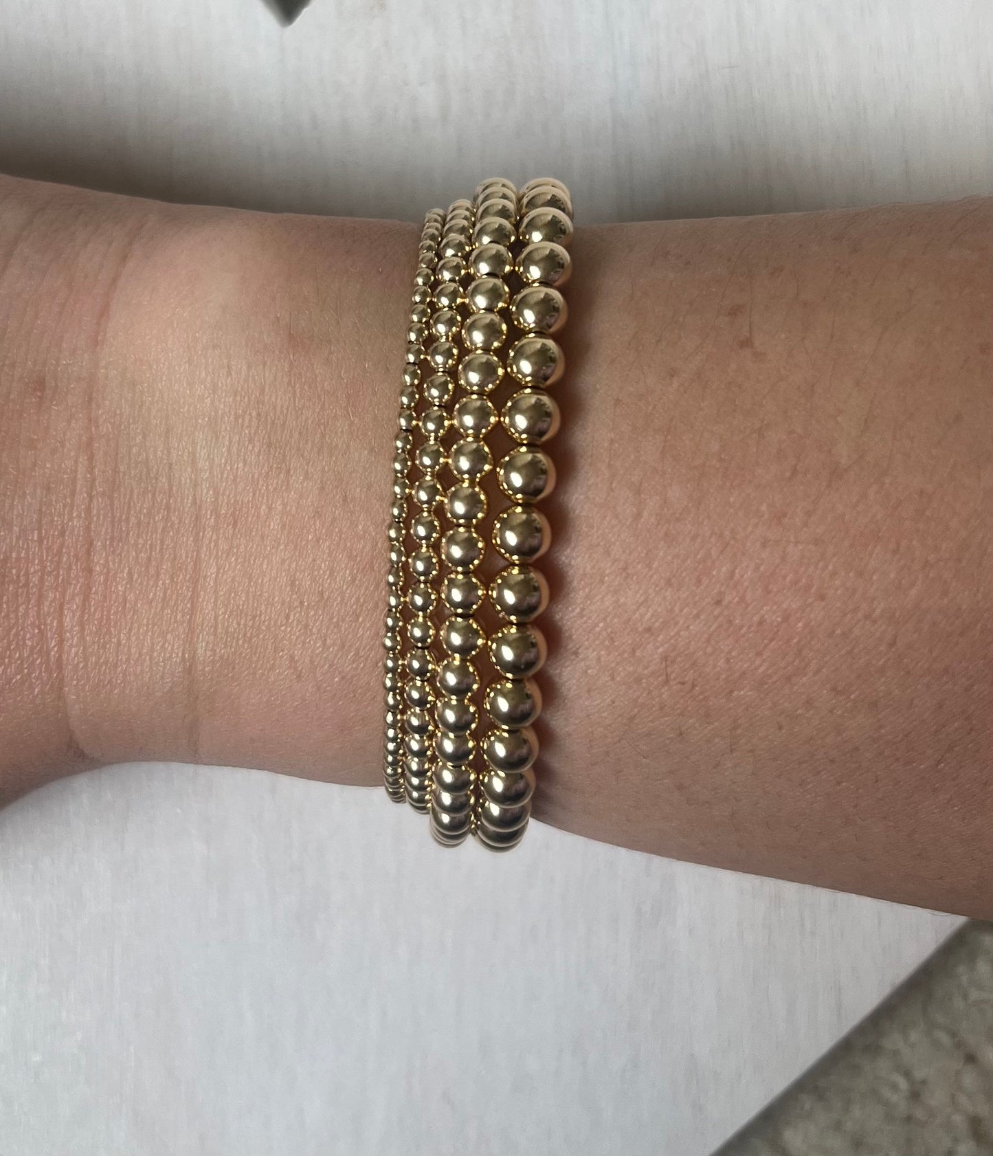 Gold Filled Beaded Bracelet